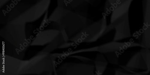 Background on a crumple paper wrinkled. crumpled pattern texture. dark black paper crumpled texture. Old vintage page dirty grunge vignette of old newspaper.	
