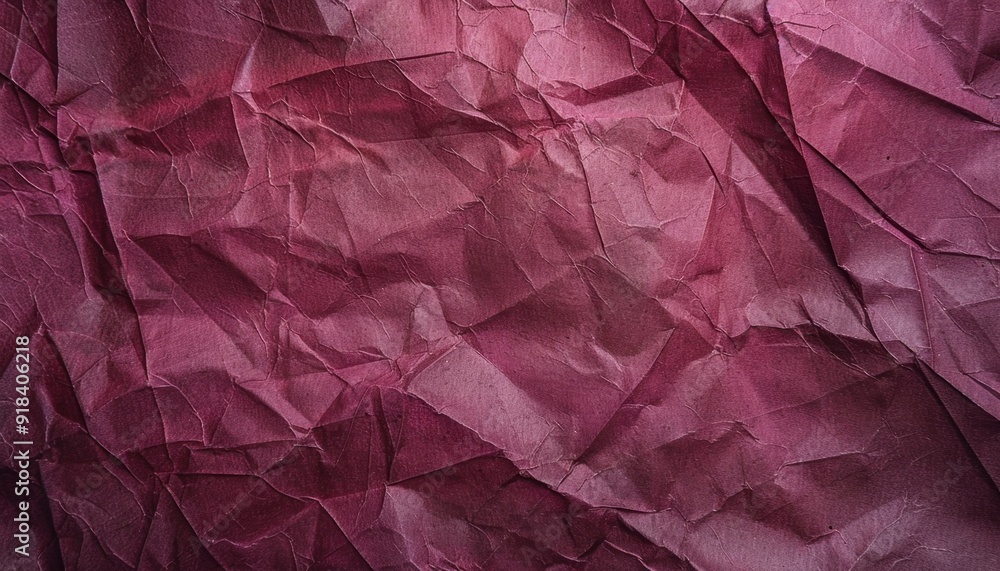 Textured deep red crumpled paper background in natural lighting Textured deep red crumpled paper background in natural lighting