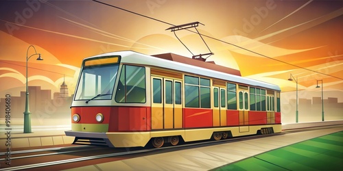 tram background