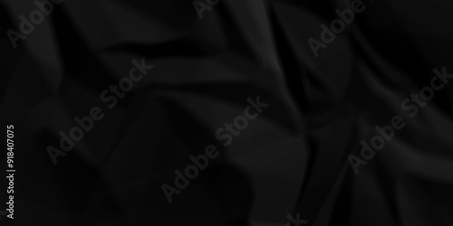 Background on a crumple paper wrinkled. crumpled pattern texture. dark black paper crumpled texture. Old vintage page dirty grunge vignette of old newspaper.	

