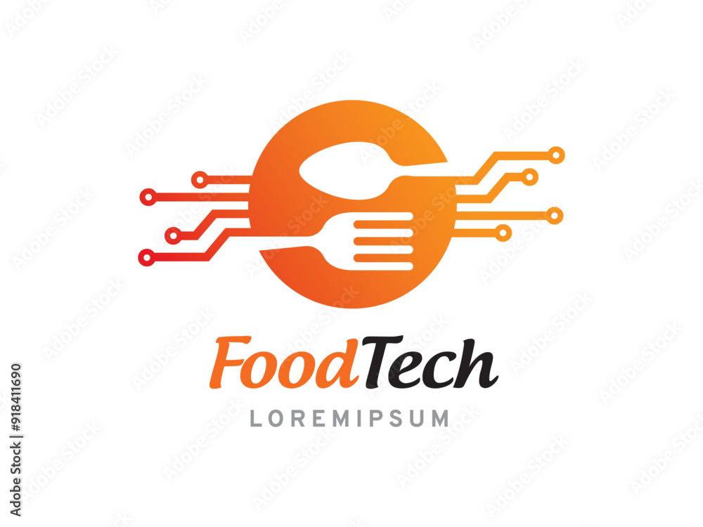 Food Technology logo symbol or icon template Food Technology logo symbol or icon template