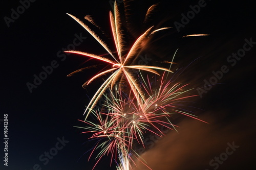 feux d'artifice à SAUJON (Charente-Maritime) photo