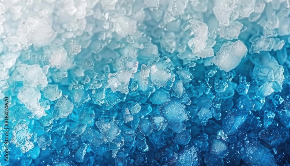 Close-up view of a textured ice formation with varying shades of blue and white tones in a cool environment Close-up view of a textured ice formation with varying shades of blue and white tones in a cool environment