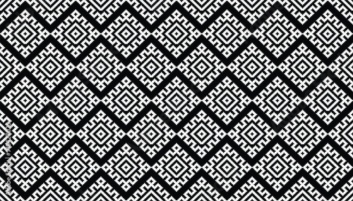 Abstract geometric seamless vector pattern. stripes background.