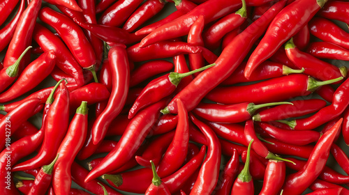 Wallpaper Mural pile of fresh red chili peppers, vibrant and healthy against a textured background Torontodigital.ca