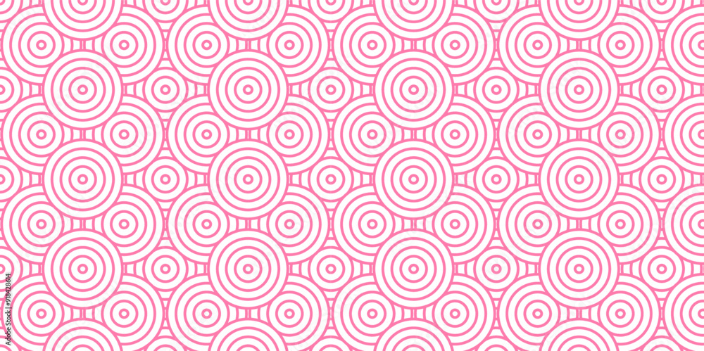 Vector abstract traditional geometric overlapping creative wave circle minimal lapping textile round vector texture. pink and white fabric element repeat swirl geometrical background. Vector abstract traditional geometric overlapping creative wave circle minimal lapping textile round vector texture. pink and white fabric element repeat swirl geometrical background.