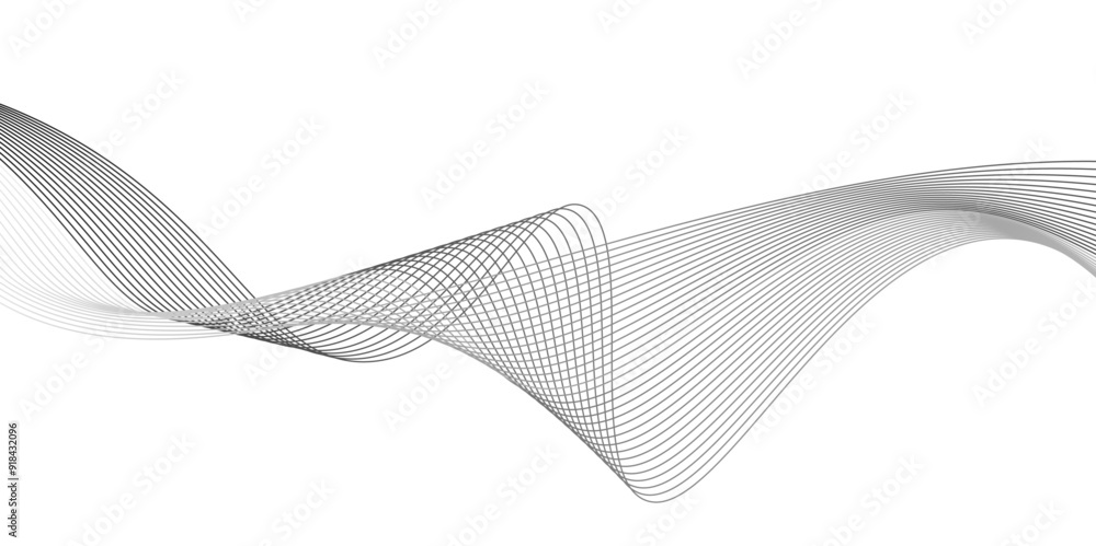 Technology abstract lines on white and black background,Abstract wavy stripes on white background isolated,Undulate Grey Wave Swirl, frequency sound wave,Air wind twisted curves. Vector illustration, Technology abstract lines on white and black background,Abstract wavy stripes on white background isolated,Undulate Grey Wave Swirl, frequency sound wave,Air wind twisted curves. Vector illustration,