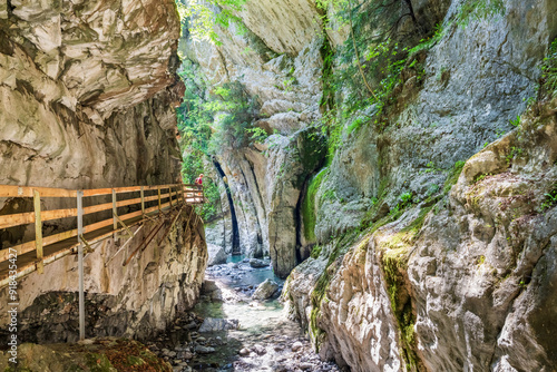 Alplochschlucht - Hiking area Alplochschlucht, Ebensand, Dornbirn, State of Voralrberg, Austria photo