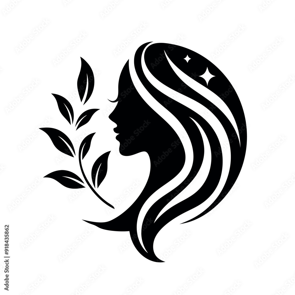 Beauty care logo vector art illustration. Beauty care logo vector art illustration.