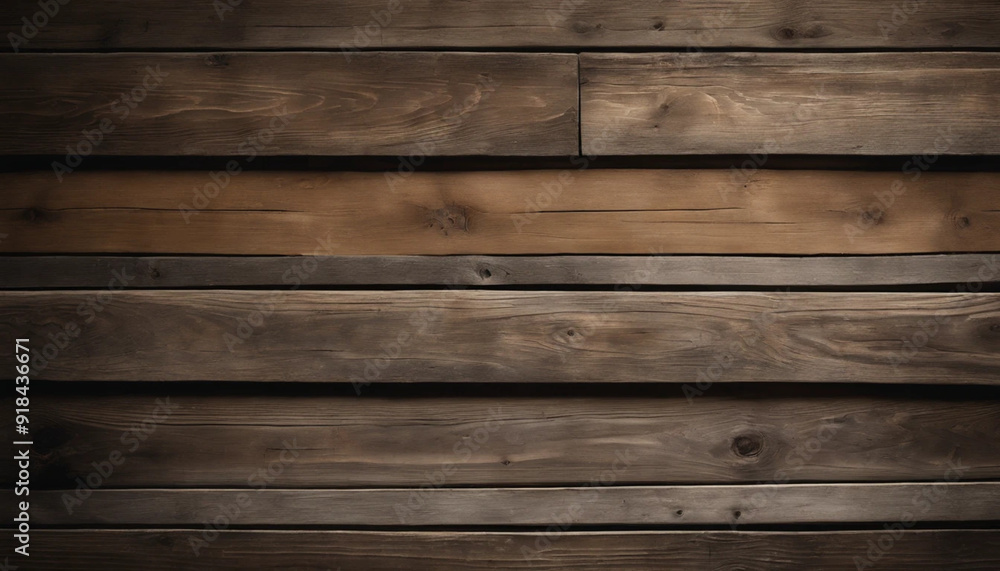Naklejka premium Wooden background or texture. Wood planks