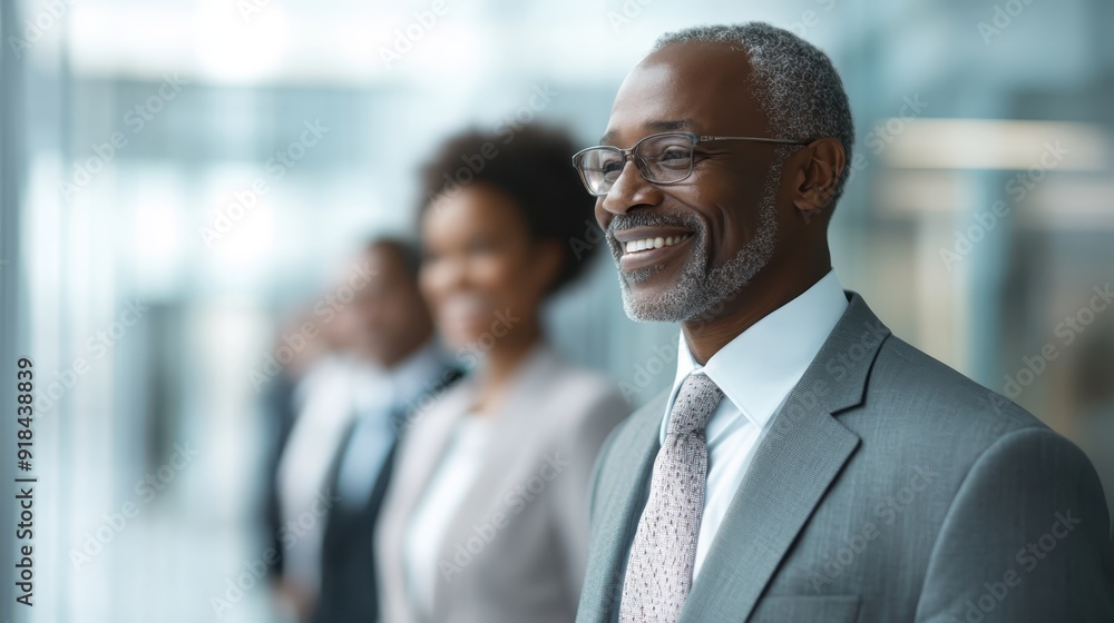 An older man in a suit smiles confidently in a bright office setting, representing leadership and professionalism, with colleagues out of focus in the background, exuding authority. An older man in a suit smiles confidently in a bright office setting, representing leadership and professionalism, with colleagues out of focus in the background, exuding authority.