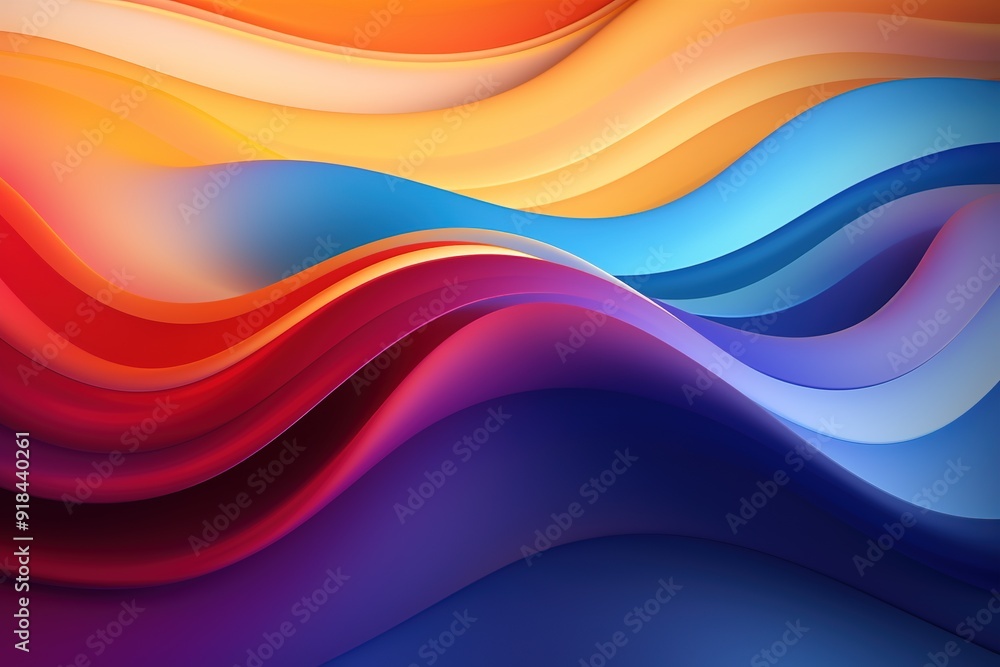 Abstract colorful background with curved lines. Abstract colorful background with curved lines.