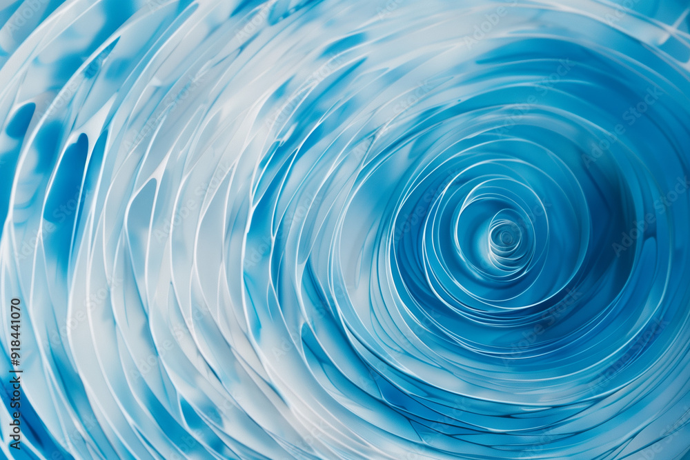 image features an abstract sky blue background with swirling, layered shapes image features an abstract sky blue background with swirling, layered shapes