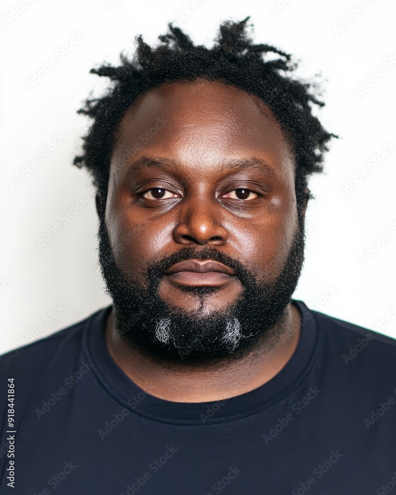 Men of different ethnicities showcase a range of expressions against a white backdrop Men of different ethnicities showcase a range of expressions against a white backdrop