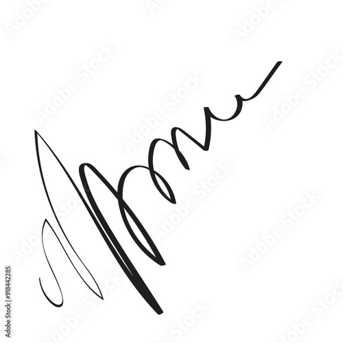 Autograph abstract stroke, fake sign samples, Hand drawn random signatures, handwritten scribble sign