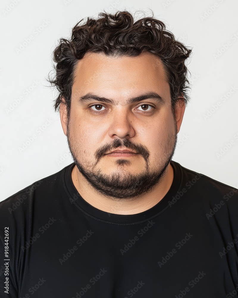 Fototapeta premium Men of different heritages display captivating expressions against a neutral backdrop