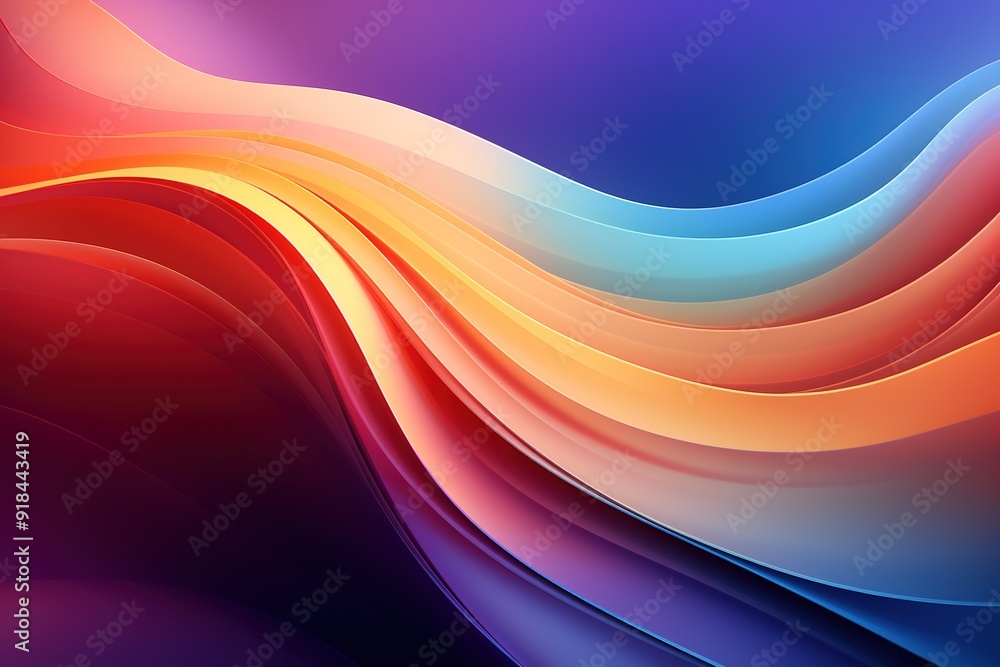 Abstract colorful background with flowing lines. Abstract colorful background with flowing lines.
