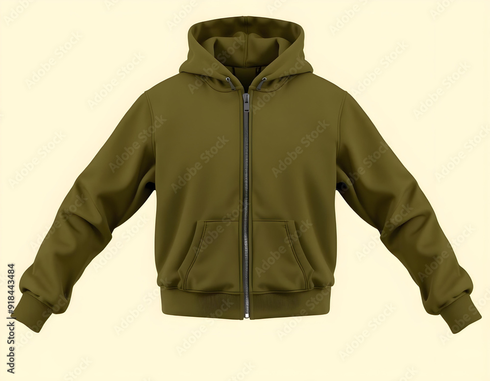 Minimalist white hoodie mockup with hood for apparel design showcase on white background Minimalist white hoodie mockup with hood for apparel design showcase on white background