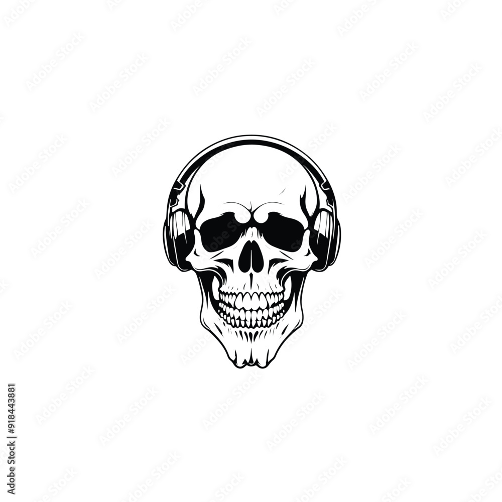 Fototapeta premium skull vector