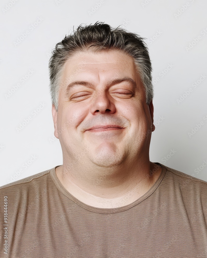 A group of men showcases varied expressions against a simple backdrop A group of men showcases varied expressions against a simple backdrop