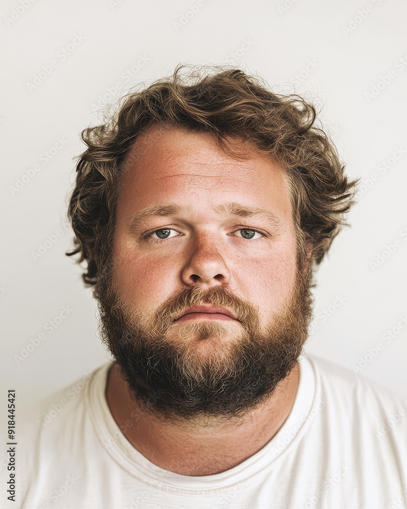 Obraz premium Men of different ethnicities showcase a range of unique facial expressions