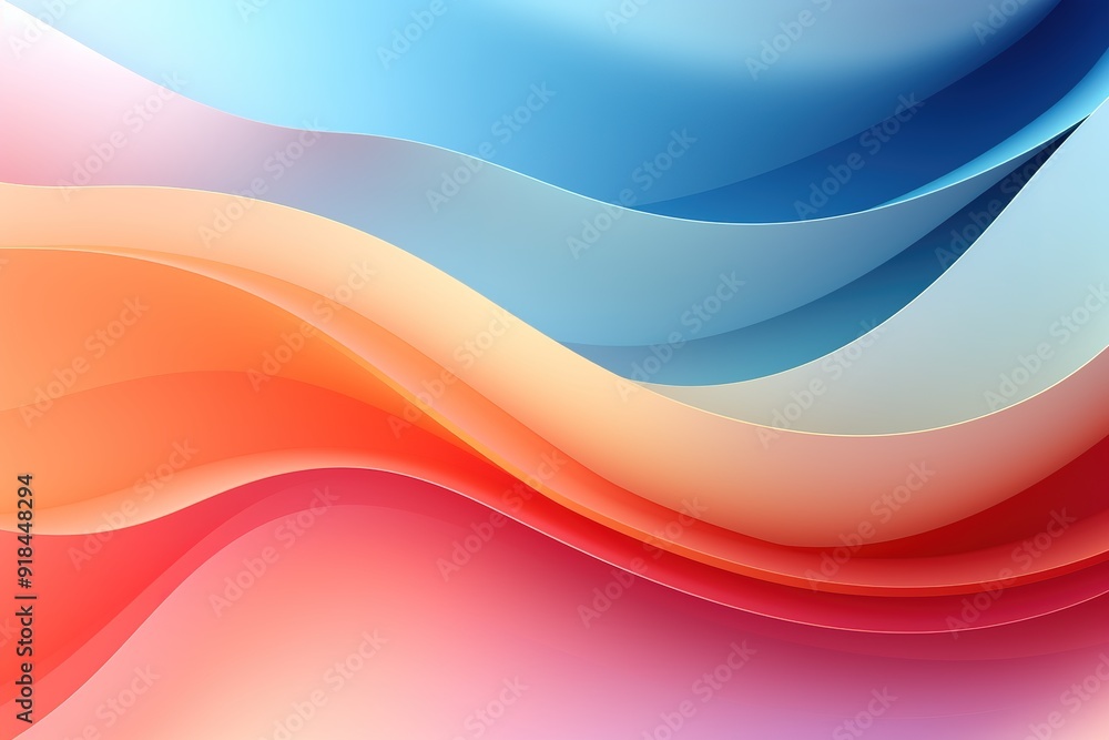 Abstract colorful background with wavy lines. Abstract colorful background with wavy lines.