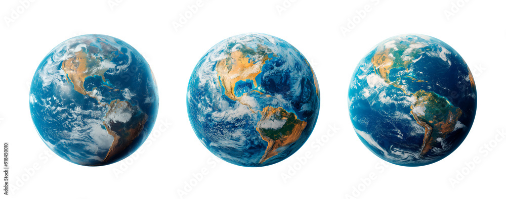 Earth planet set on transparent background Earth planet set on transparent background