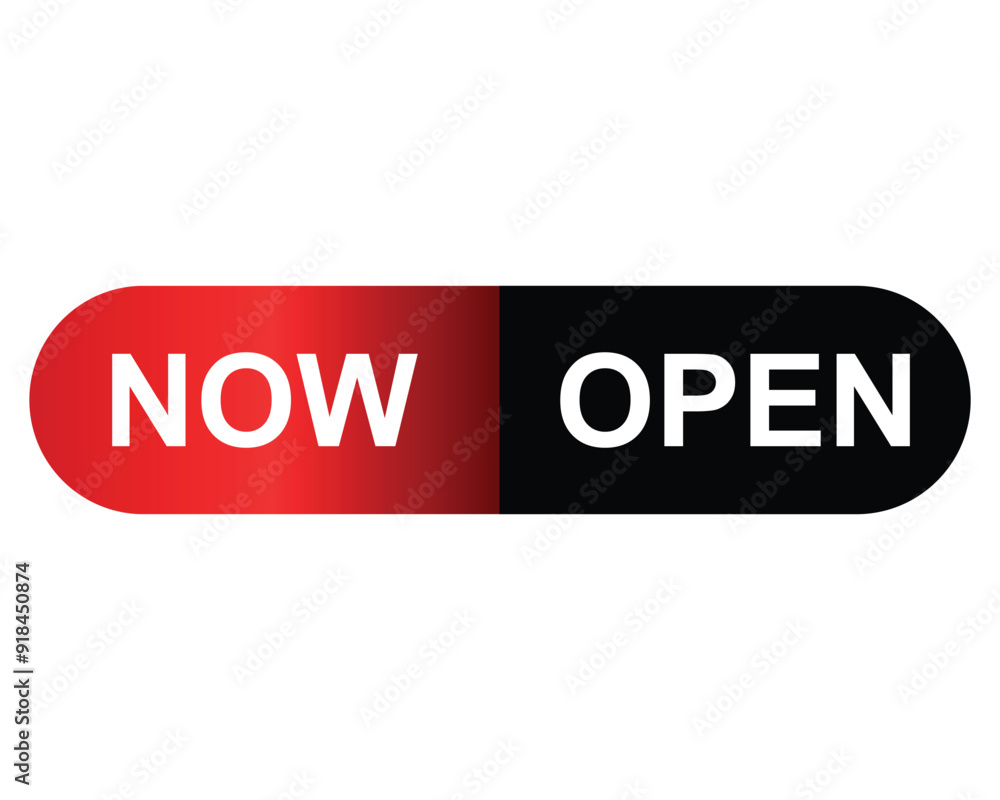 open now button on white background. open now button sign open now button on white background. open now button sign