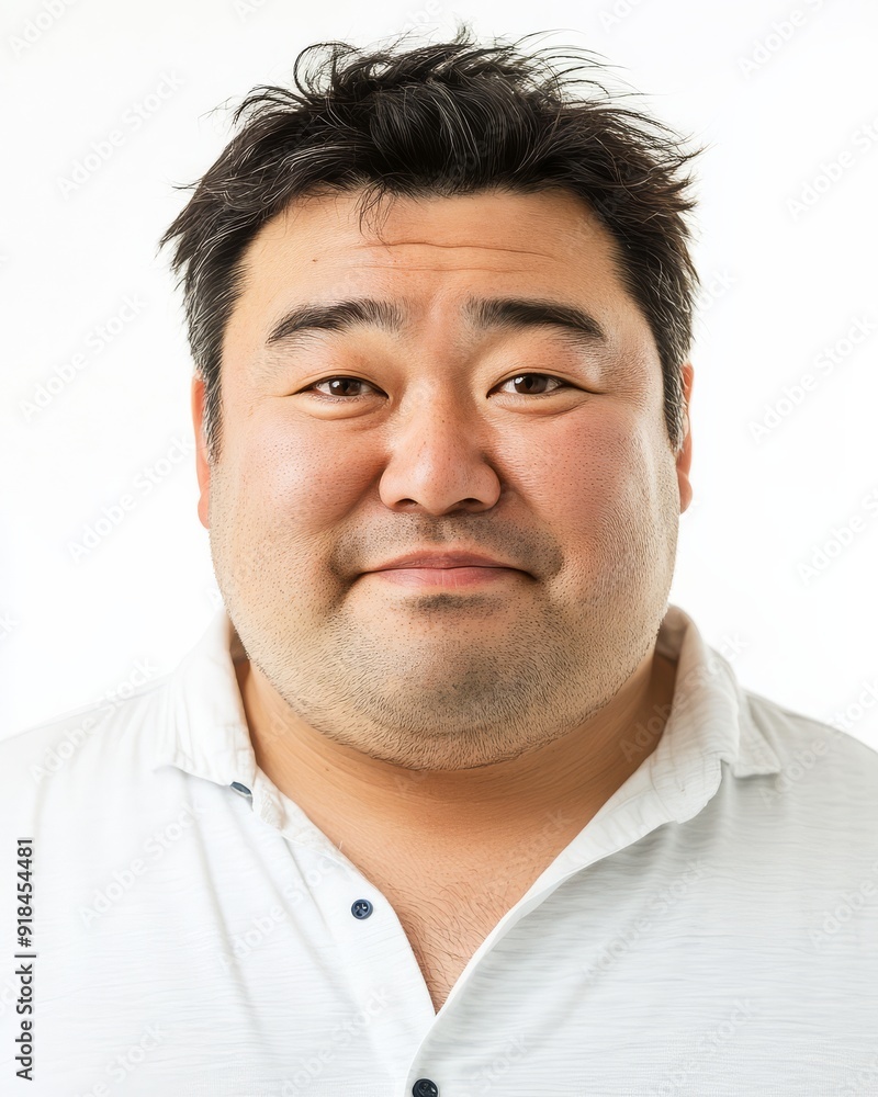 Men showcase a variety of expressions on a plain, white background Men showcase a variety of expressions on a plain, white background