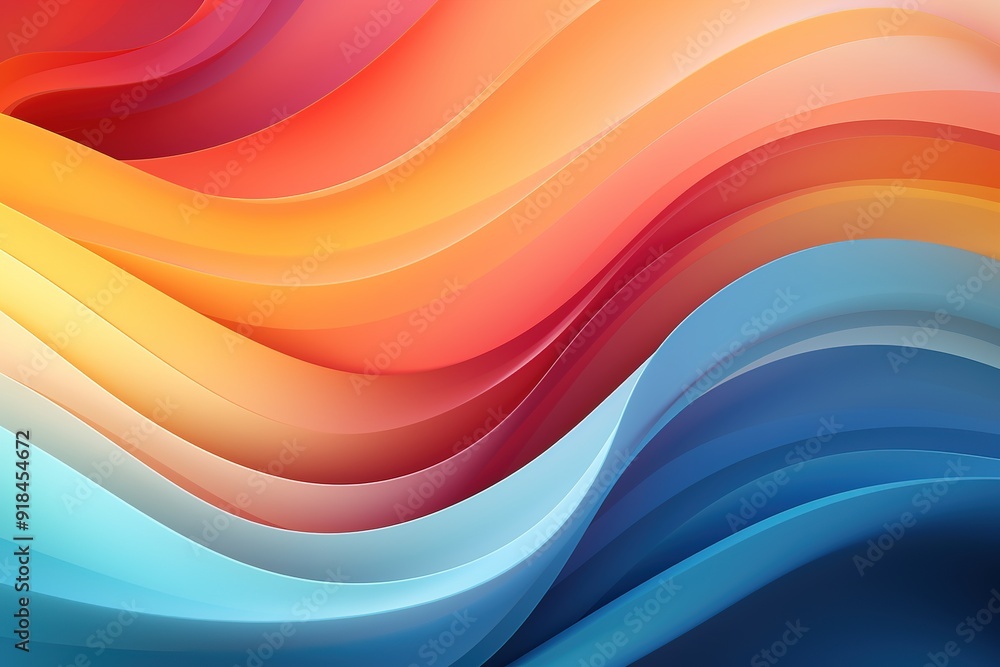 Abstract background with colorful curved lines. Abstract background with colorful curved lines.