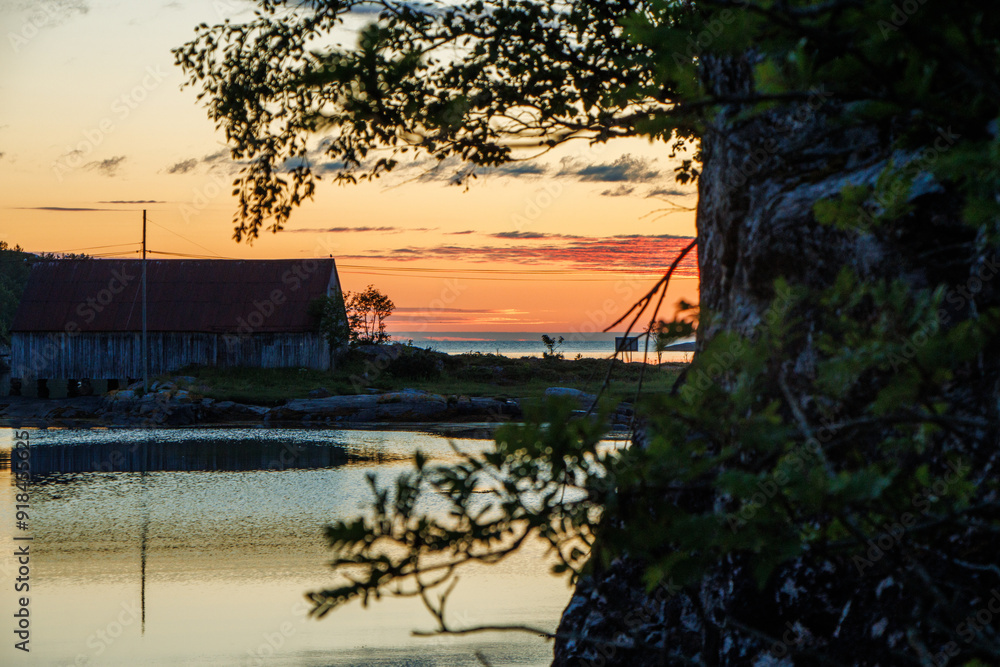 Fototapeta premium Sunset Norvégien