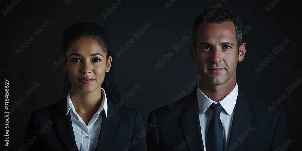 Diverse Office: Female and Male Colleagues Working Side by Side. Diverse Office: Female and Male Colleagues Working Side by Side.