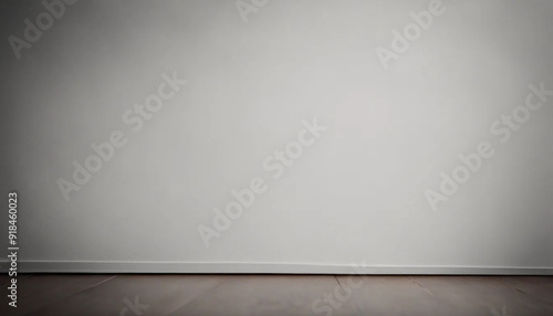 Product presentation on white studio background