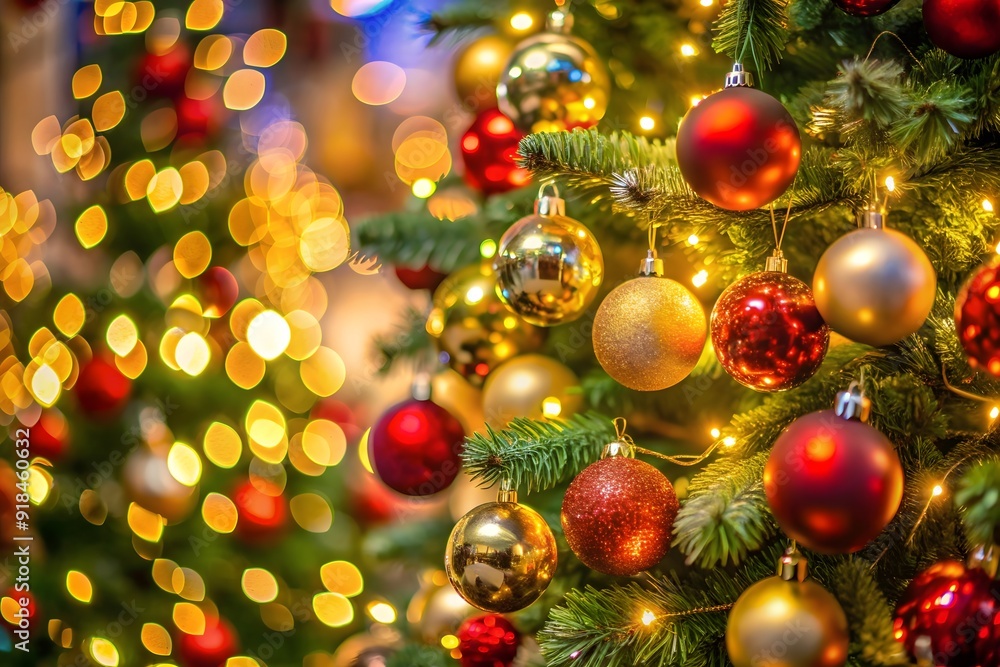 Christmas tree and decorations Christmas tree and decorations