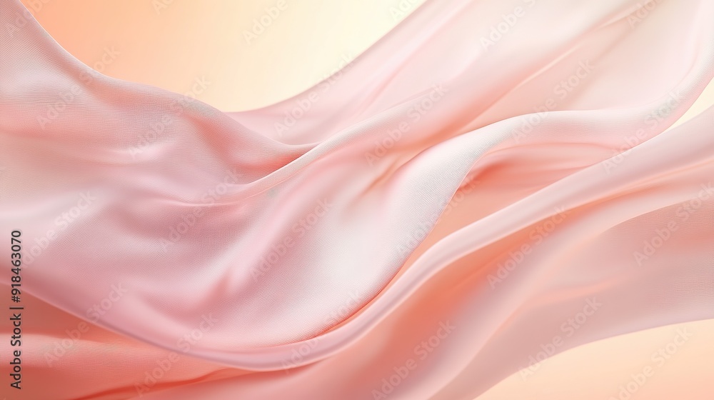 Abstract pink fabric with delicate folds and texture Abstract pink fabric with delicate folds and texture