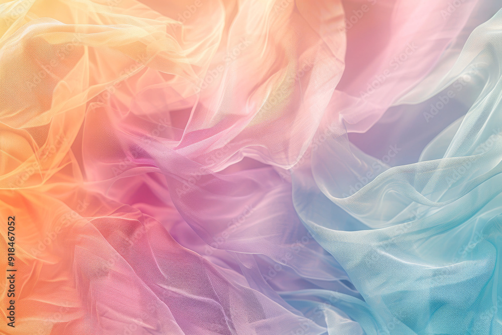 A colorful piece of fabric with a rainbow pattern A colorful piece of fabric with a rainbow pattern