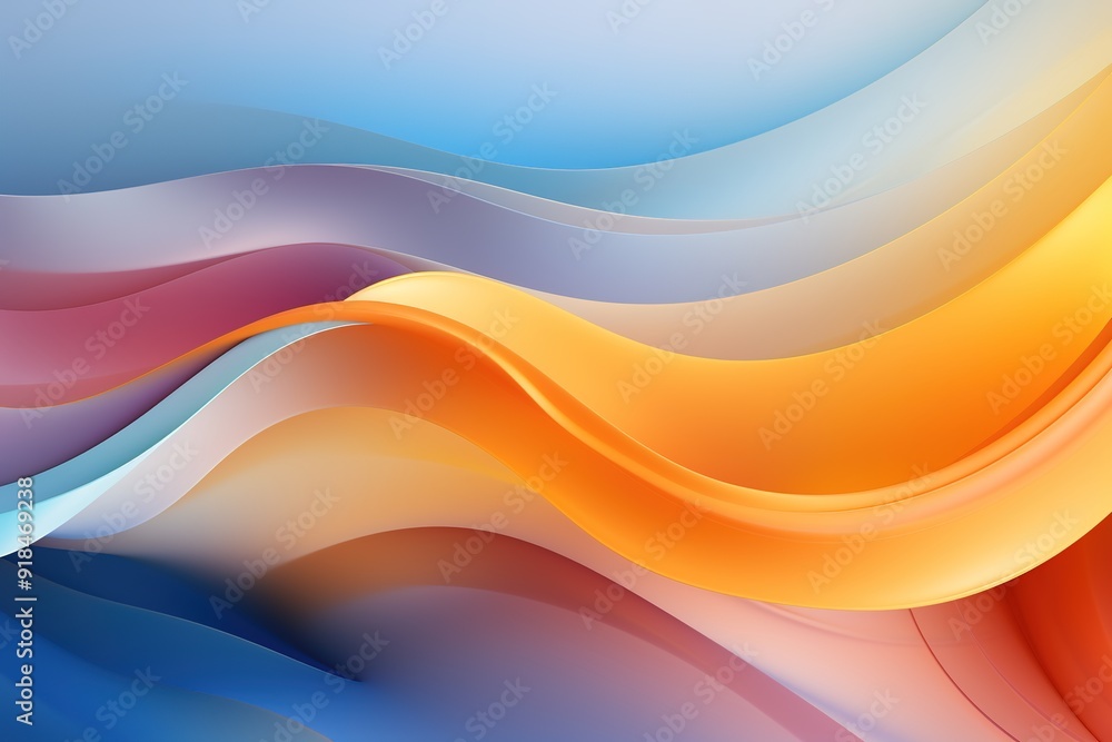 Abstract colorful gradient wave background. Abstract colorful gradient wave background.