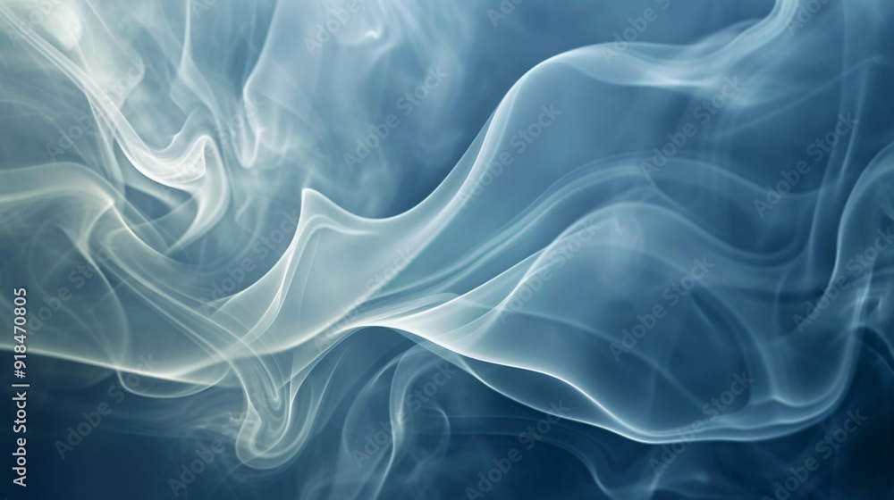 Wisps of smoke in an abstract pattern Wisps of smoke in an abstract pattern