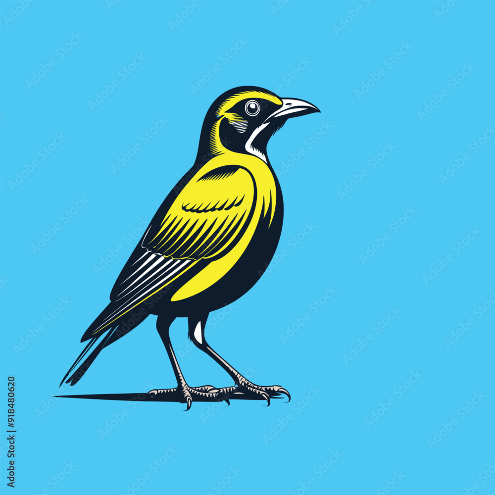 Fototapeta premium Vectorize Bird as Natural Beauty.