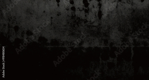 Fondo de hormigón con textura grunge negro oscuro. Panorama de fondo o textura de pizarra negra gris oscuro. Textura de hormigón negro vectorial. Fondo de pared de piedra. 