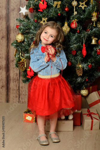 Christmas celebration. New Year's toy. Winter holiday concept. It's christmas. Merry Christmas and Happy New Year.