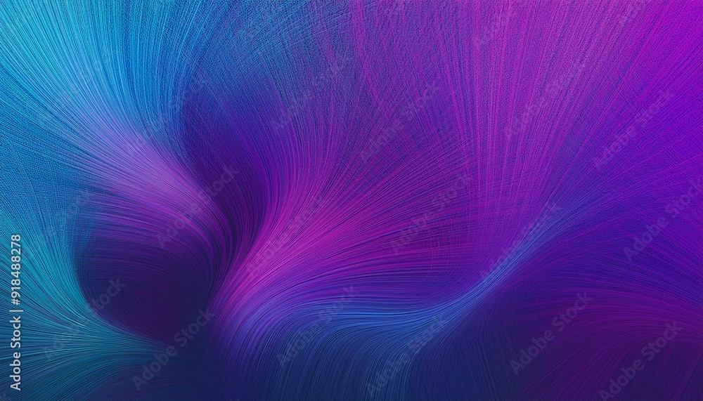 Abstract background, gradient purple and blue fiber effect, copy space, grunge style Abstract background, gradient purple and blue fiber effect, copy space, grunge style
