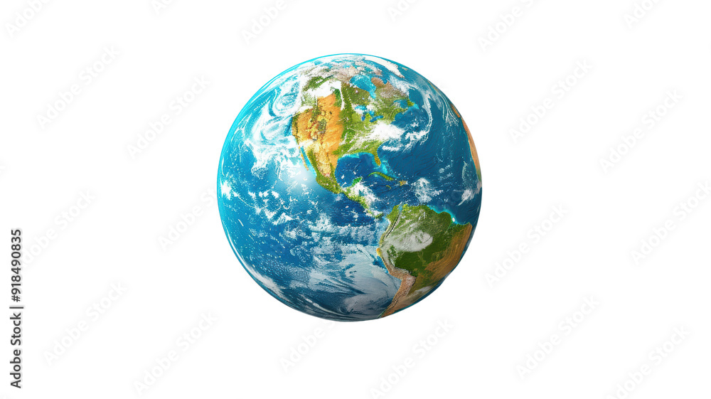 A stunning representation of Earth showcasing its vibrant continents and oceans, symbolizing unity and environmental awareness. A stunning representation of Earth showcasing its vibrant continents and oceans, symbolizing unity and environmental awareness.