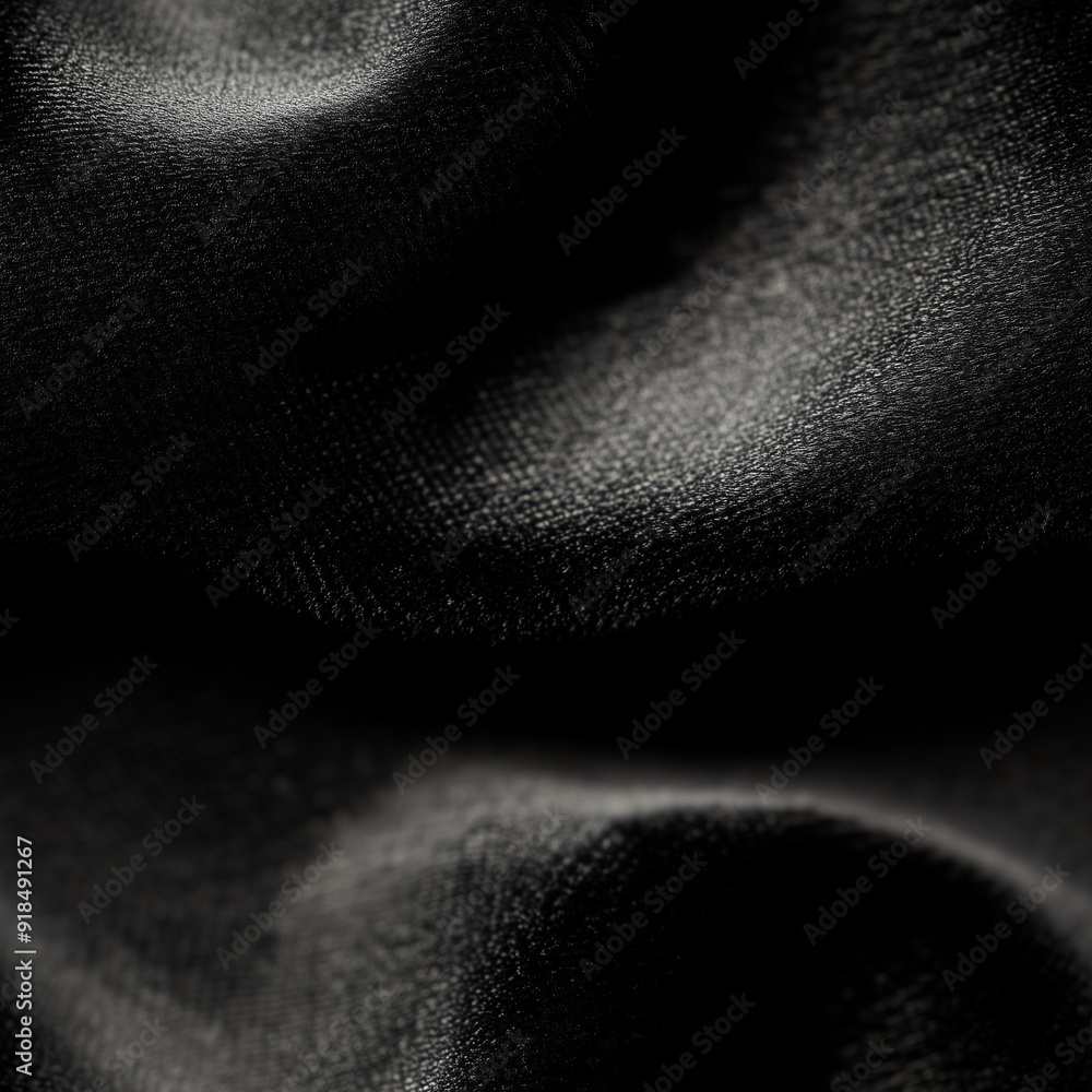 Macro Shot of Seamless Black Velvet Texture Macro Shot of Seamless Black Velvet Texture