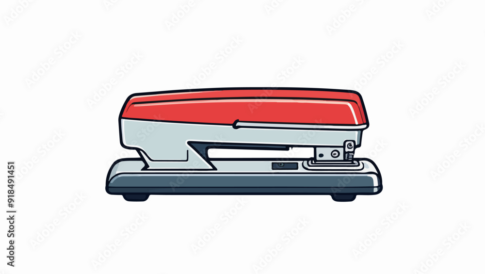 Vector Illustration of an Office Stapler
