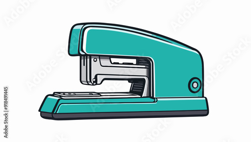 Minimalist Stapler Design in Vector