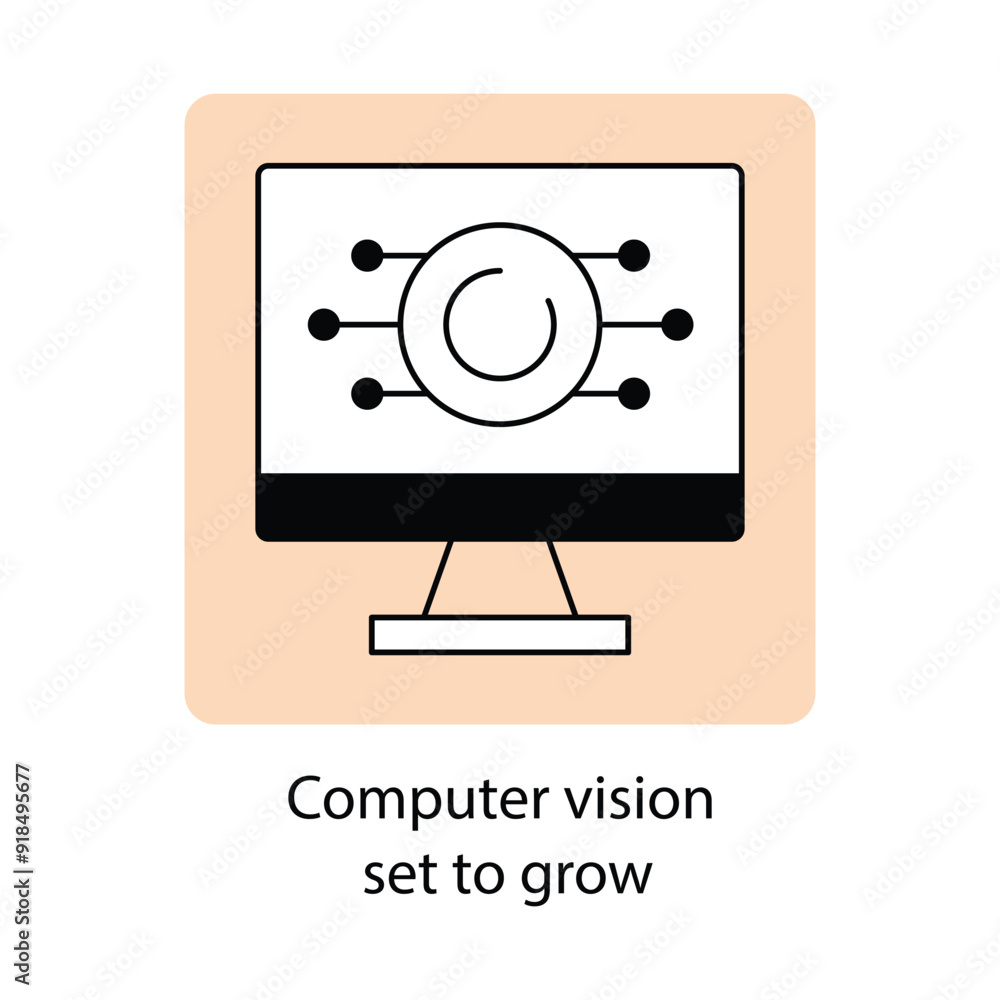 AI Powered Growth in Computer Vision: Expanding Computer Vision Capabilities with AI with Editable Stroke. AI Powered Growth in Computer Vision: Expanding Computer Vision Capabilities with AI with Editable Stroke.