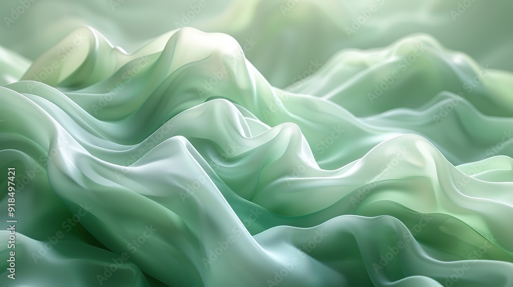 Abstract organic green wavy background Abstract organic green wavy background
