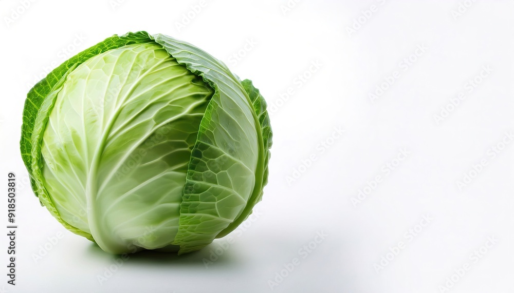 green cabbage - Brassica oleracea - can be pickled, fermented in sauerkraut or kimchi, steamed, stewed, roasted, sautéed, braised, or eaten raw. isolated on white background with copy space green cabbage - Brassica oleracea - can be pickled, fermented in sauerkraut or kimchi, steamed, stewed, roasted, sautéed, braised, or eaten raw. isolated on white background with copy space