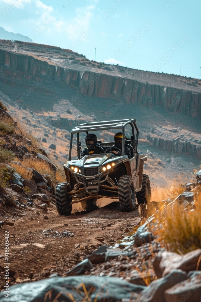 Off-Road Driving Lesson in Rugged Terrain with Instructor in All-Terrain Vehicle Off-Road Driving Lesson in Rugged Terrain with Instructor in All-Terrain Vehicle
